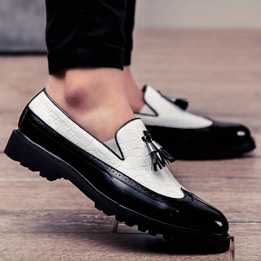 Mens Leather Shoes Color Black Sizeuk 10