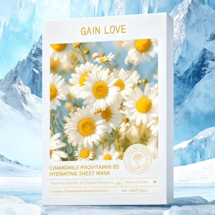 Facial Mask Color Chamomile Vitamin B5 Hydrating Mask