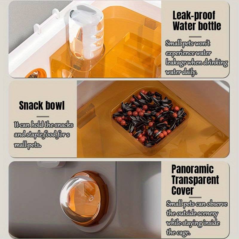 Pet supplies color 23 Hamster Cages  Basic Set  Orange