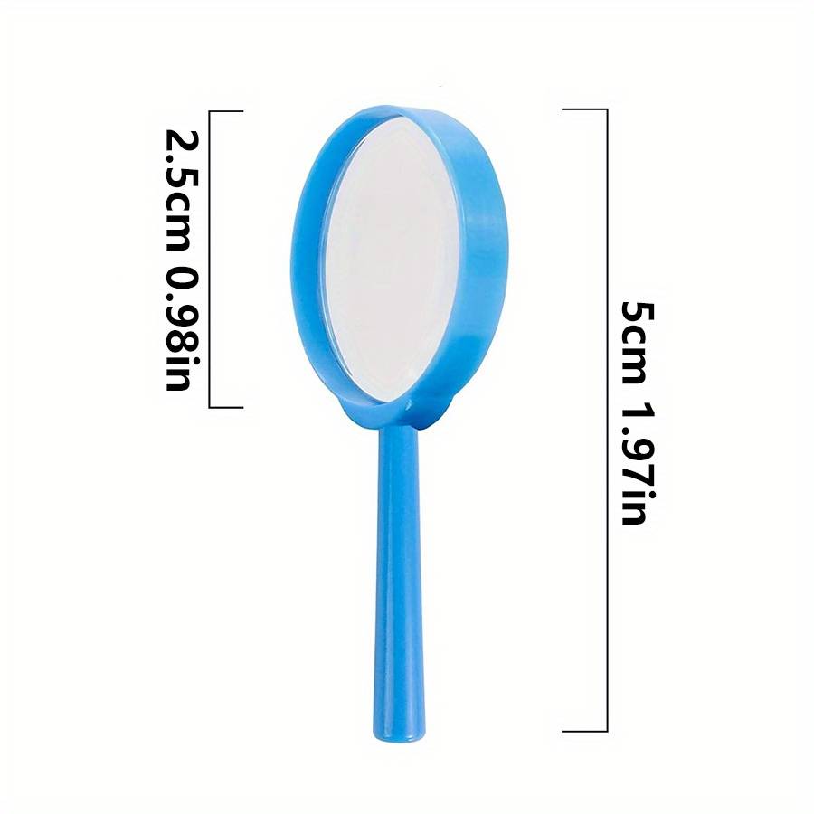 Classic 12 Portable Pocket Hand Held Magnifying Glass Coded Lenses Random 8