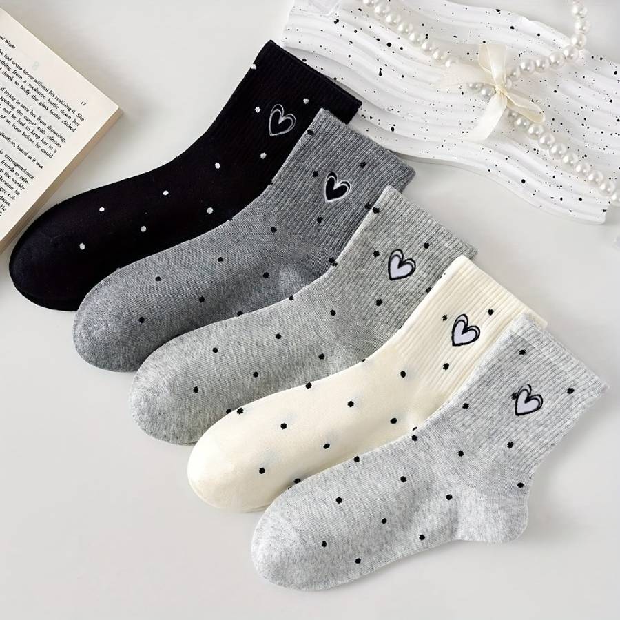 Women S Socks Color Mixed Colors Quantity 5Pairs
