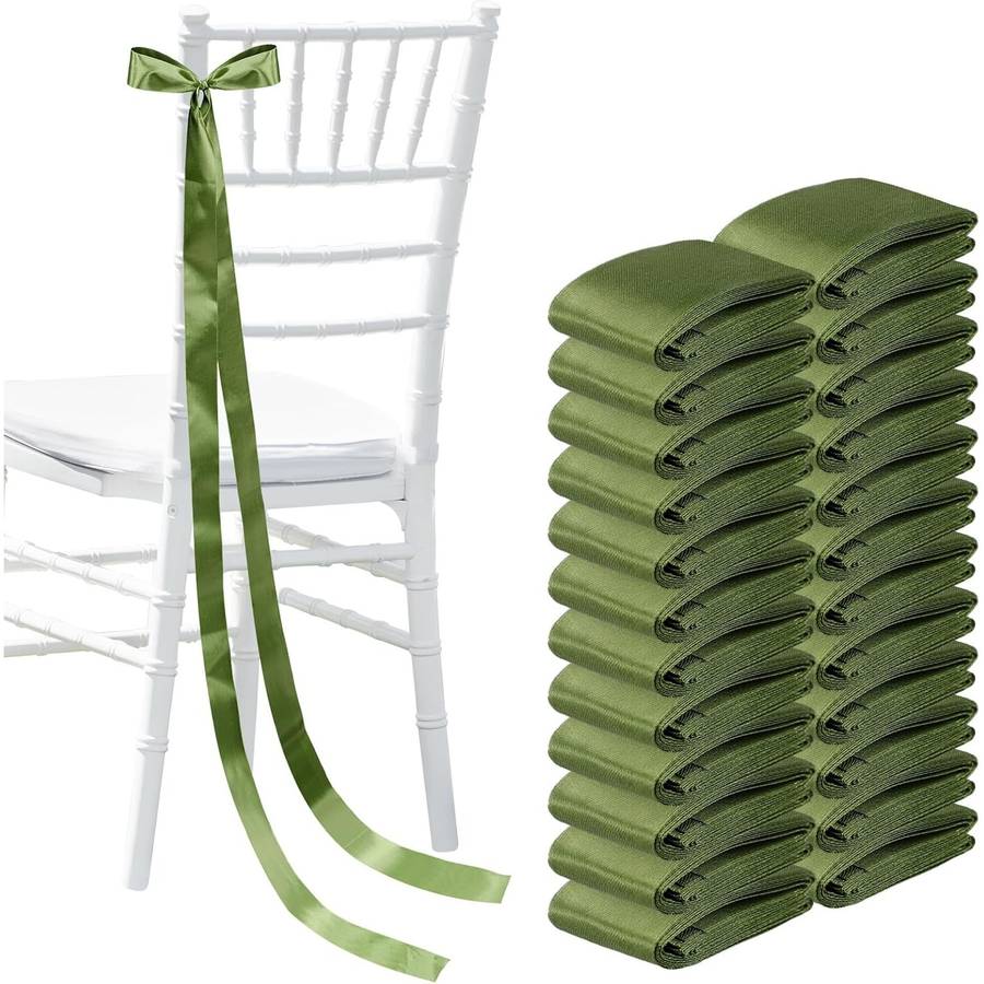 Wedding Supplies Color Olive Green Model 4*200Cm