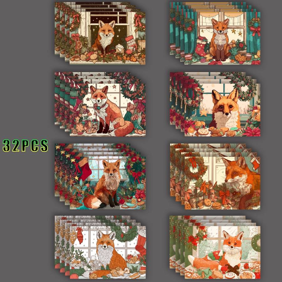 Greeting Cards Quantity 32Pcs