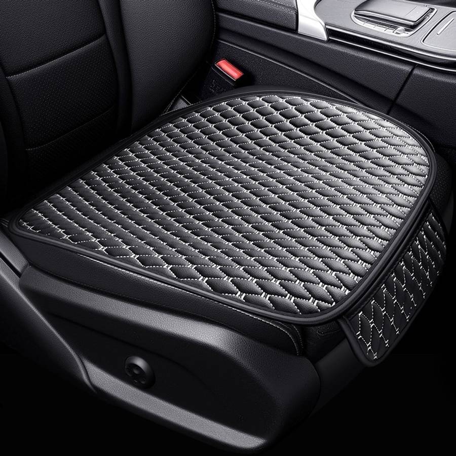 Car Seat Cushion 1 Piece Black And White