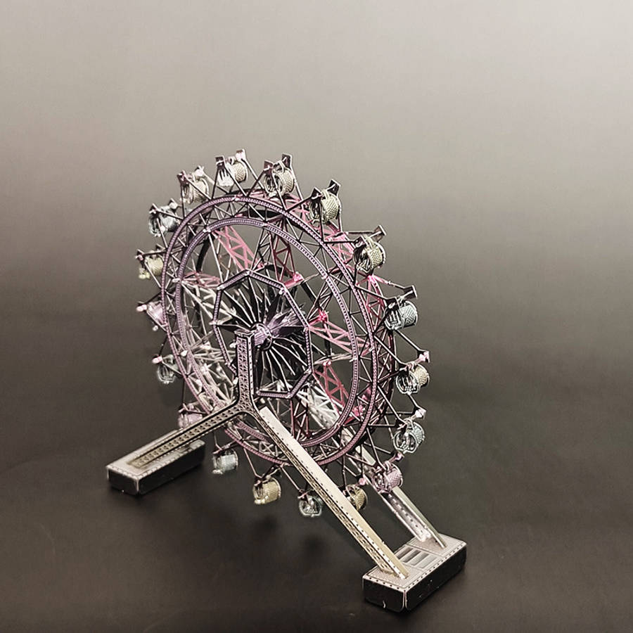 Building Toy Architectural Model Toy Set Color Ferris Wheel  Without Tools