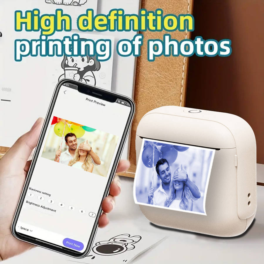Printer Color X6 White 5 Rolls Of Paper