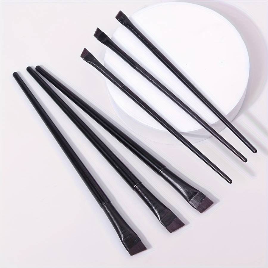 Makeup Brush Set Color 3 Large Golden Blades  3 Small Golden Blades