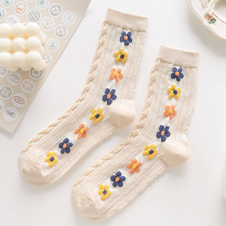 Women S Socks Color 5 Pairs To Mix And Match Size Onesize