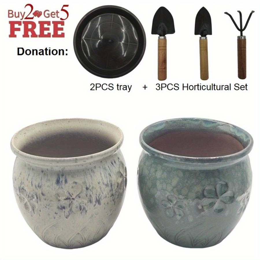 Flowerpot Color Greygreenbuy2Get5