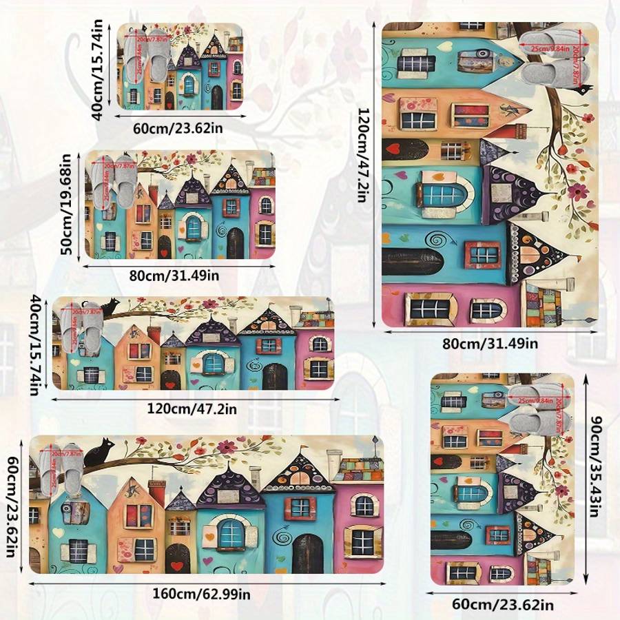 Floor Mats Size 40.01X119.99Cm 4Ox12Ocm
