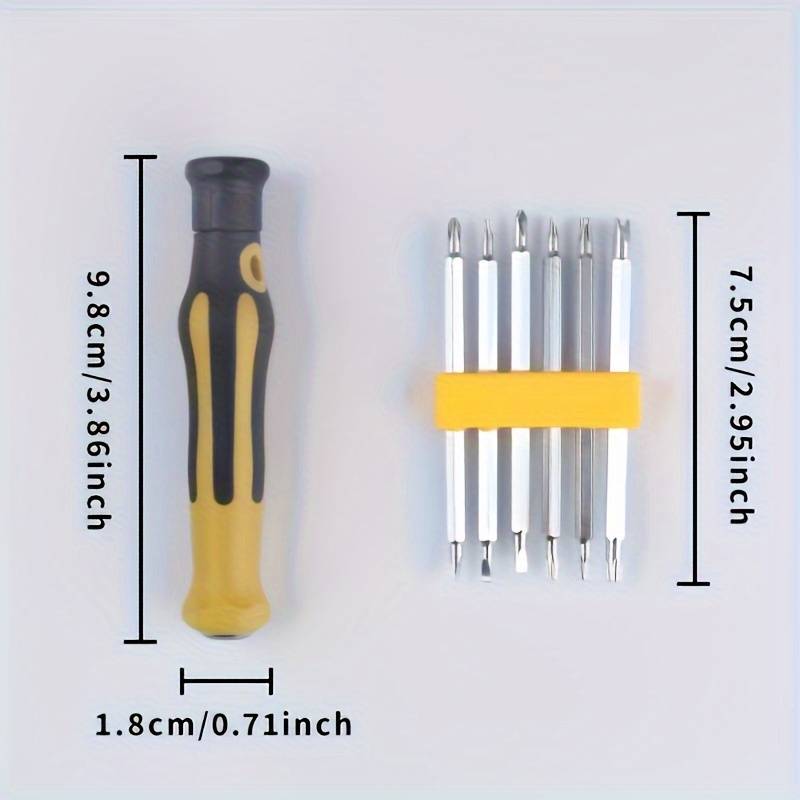 Screwdriver Bit Tool Set Color 6Pcs Set Colorful