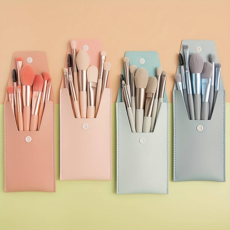Makeup Brush Set Color Pink Color