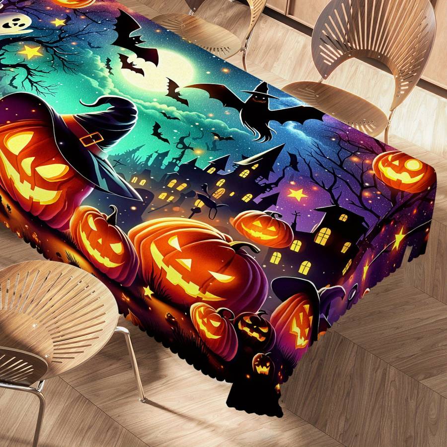 Halloween tablecloth decoration size Rectangle 60x120in or 150x305cm