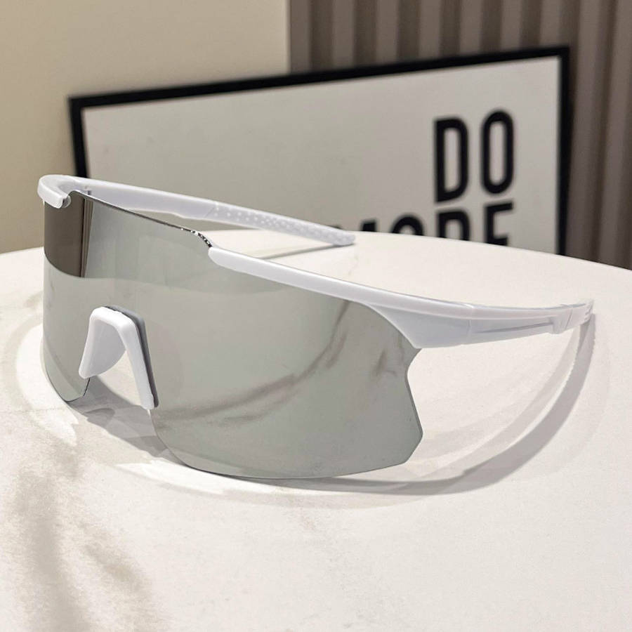 Cycling Glasses Color 2Pcs White Blue Mercury Black Silvery Mercury 2Pairs