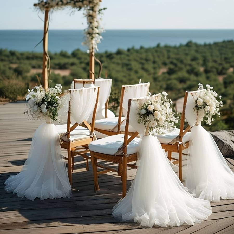 Wedding Supplies Color White Size 75Cm*400Cm 29.5In*157.5In