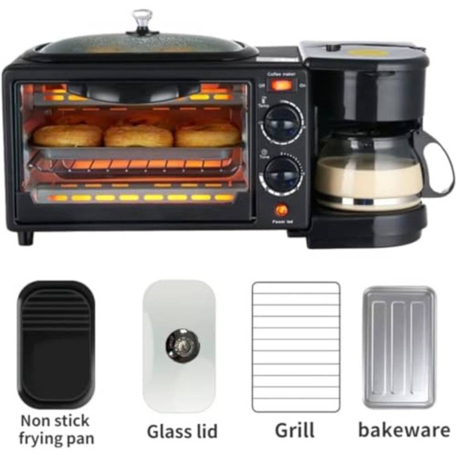 Modern Trade Kite In Breakfast Station With Coffee Maker