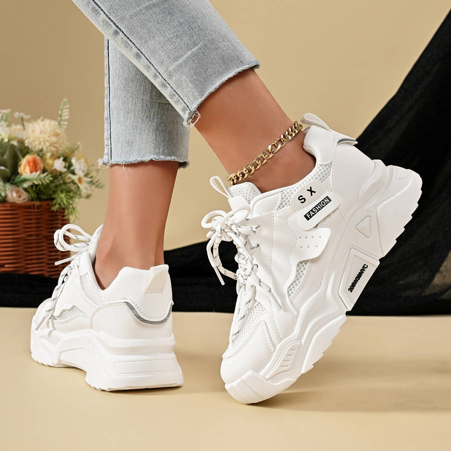 Women S Sneakers Color Beige Sizeuk 5.5
