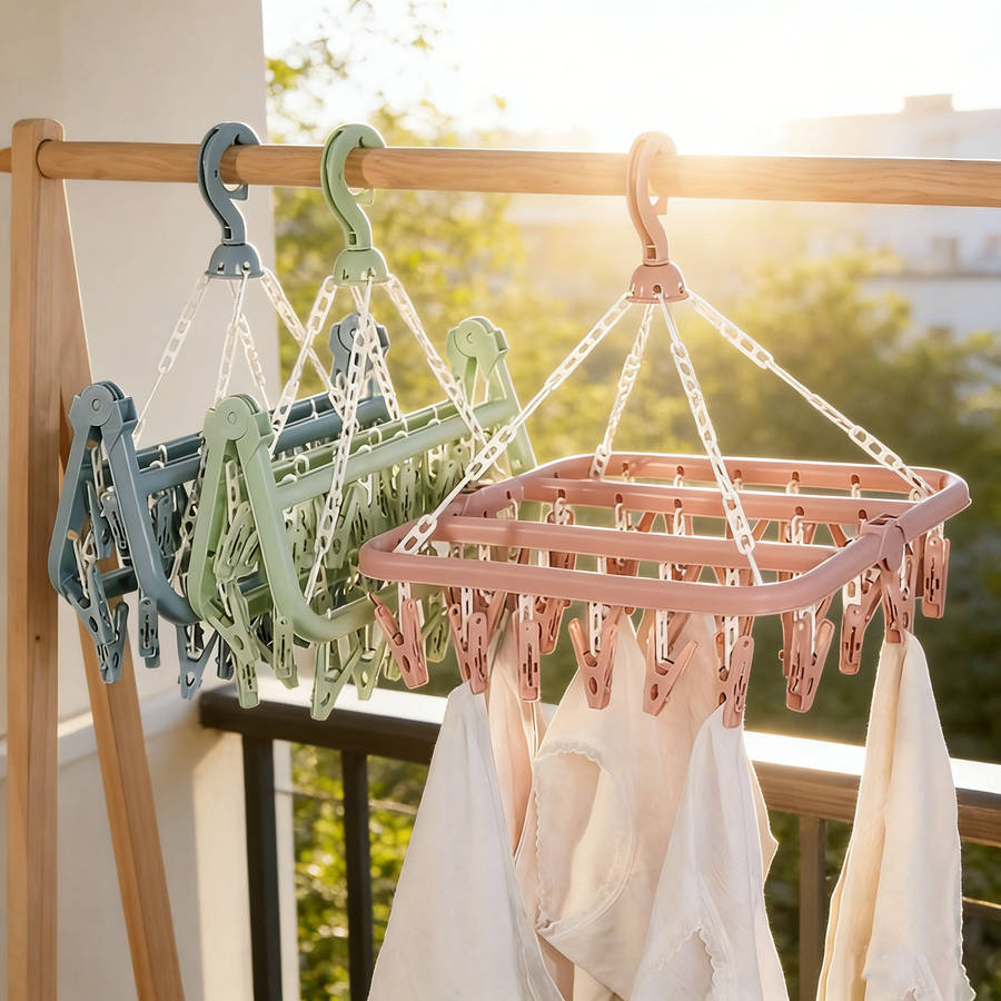 Clothes Rack Blue Quantity 2Pcs