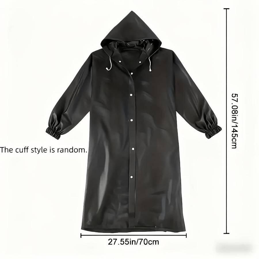 Raincoat Blackgrey Twopiece Set