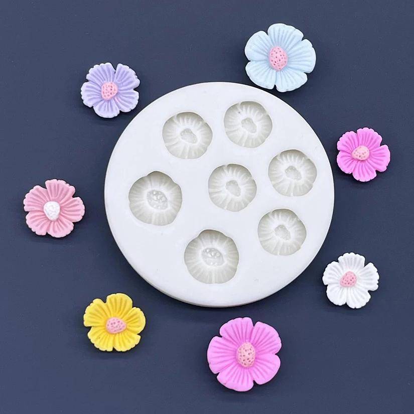 Suitable For Baking Molds Color 1Pc  10 Holes Mini Flower