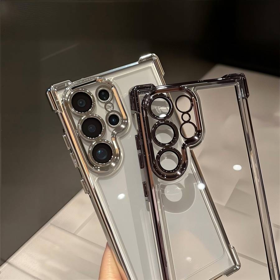 Phone Case Silvery Compatible Model Galaxy S24