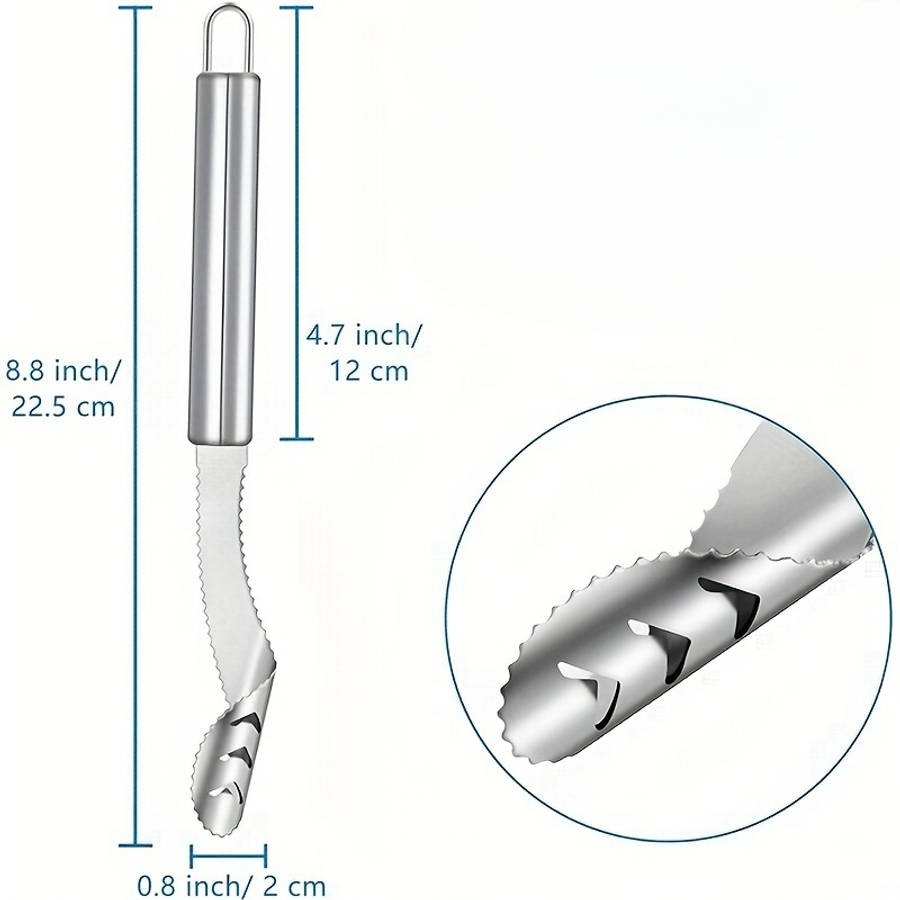 1 Stainless Steel Pepper And Vegetable Coreer
