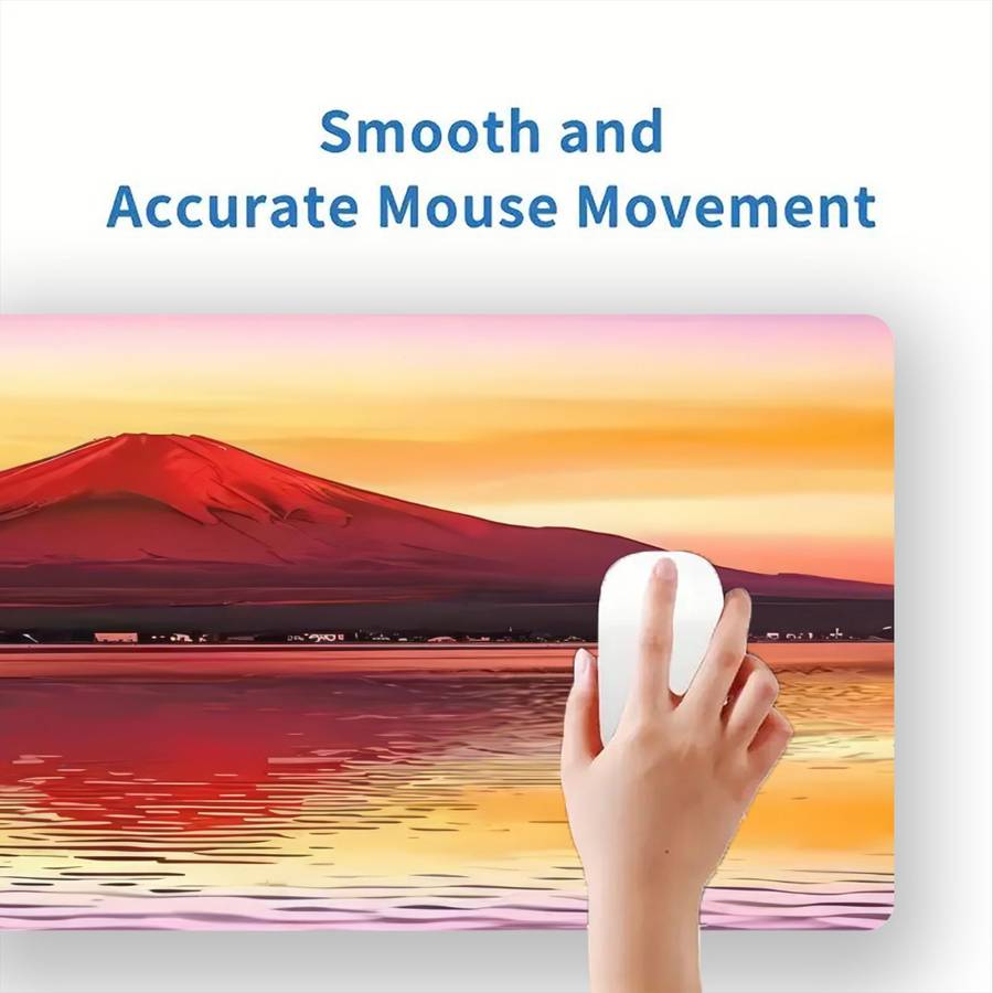 Mouse Pad Color White Size 15.7X35.4Inch