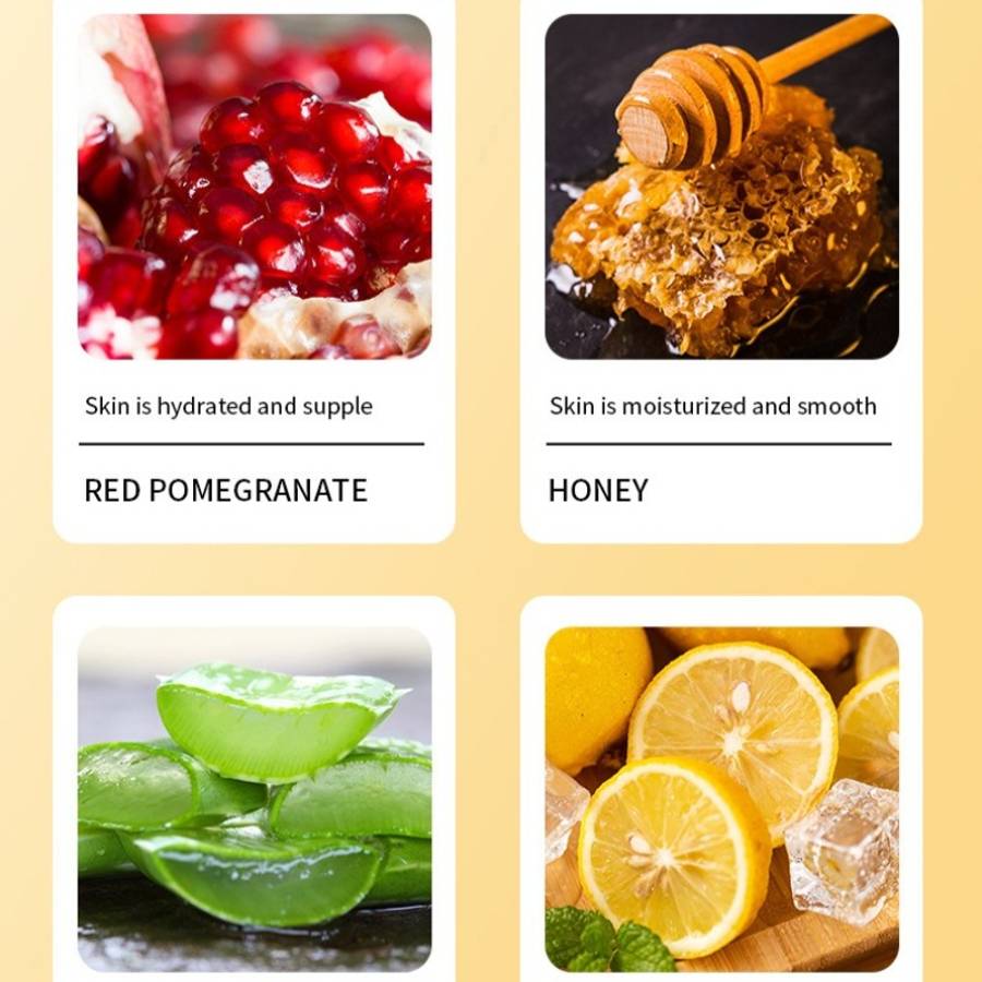 Facial Mask Color 5Pcs Lemon Face Mask