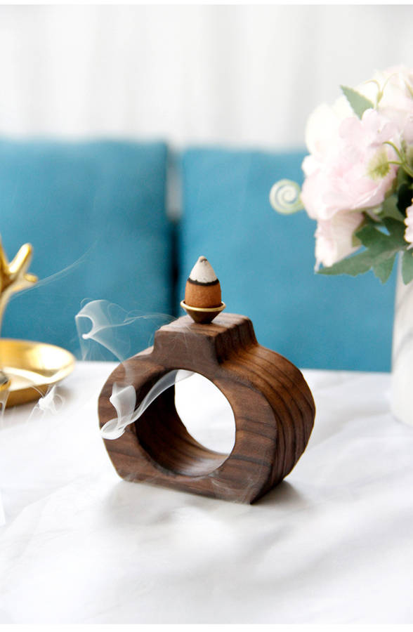 Incense Burner Color  Black Wood Incense Burner