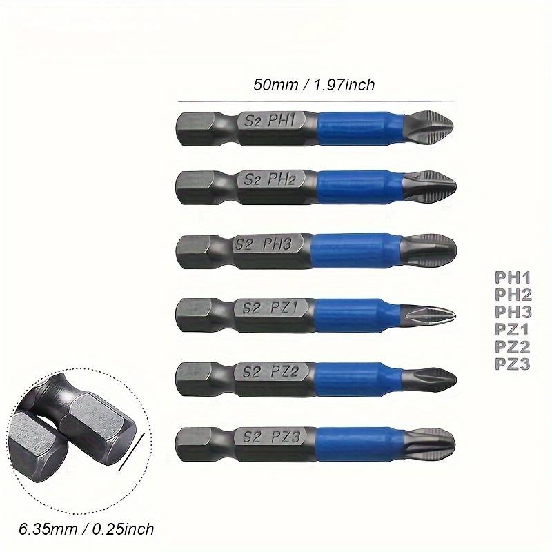 Screwdriver Bit Tool Set Items 6Pcs 50Mm