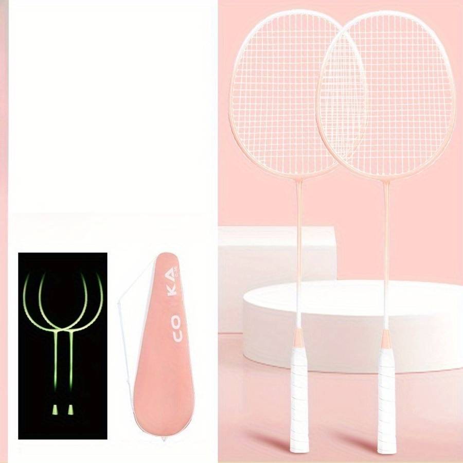 Badminton Racket Color 36 Luminous Shotslight Blue2 Shots 1 Pack