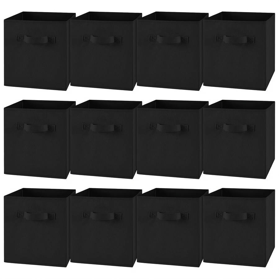 Storage And Organizationquantity 12 Pieces  Black