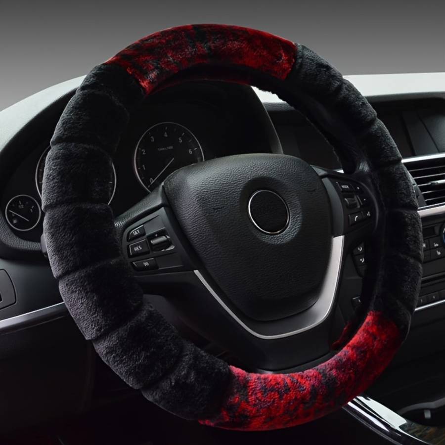 Car Steering Wheel Cover Black