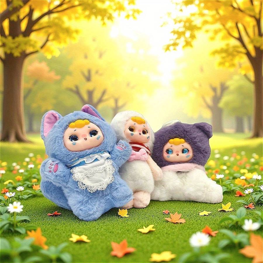 Plush Toyss color Blue Kitten