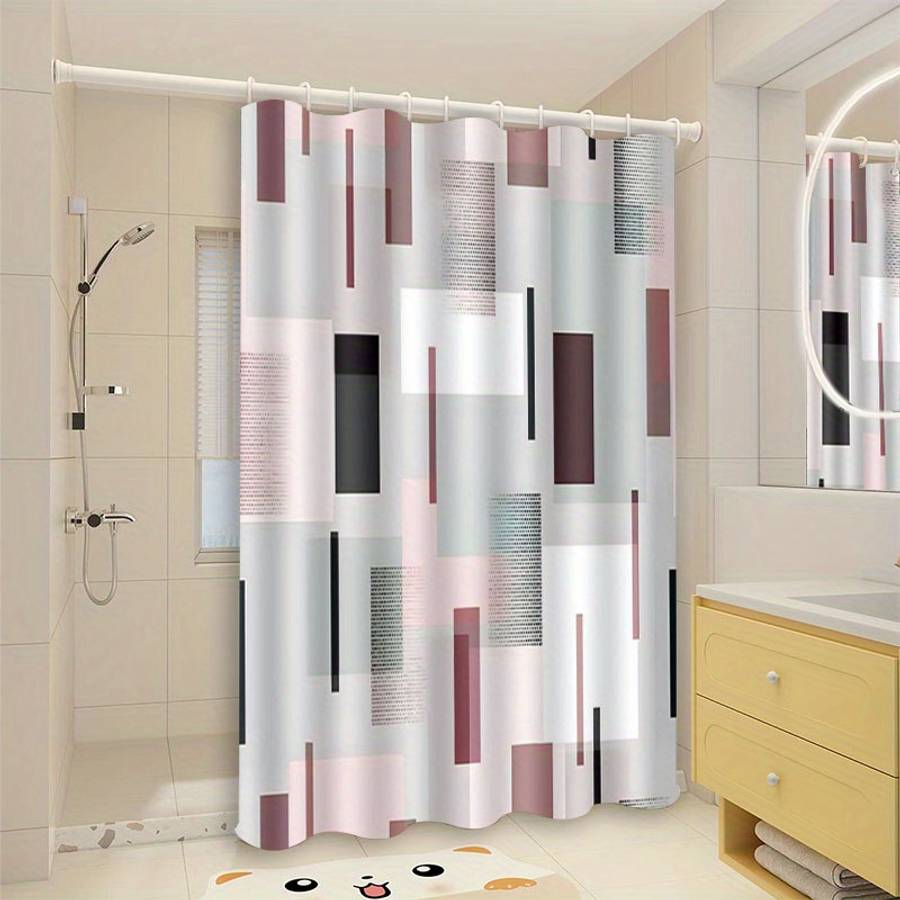 Waterproof Shower Curtain Color Multi Color Size 120X200119.99Cm*200.0Cm