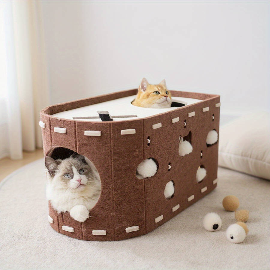 Pet supplies color Beige Color size Hole Nest