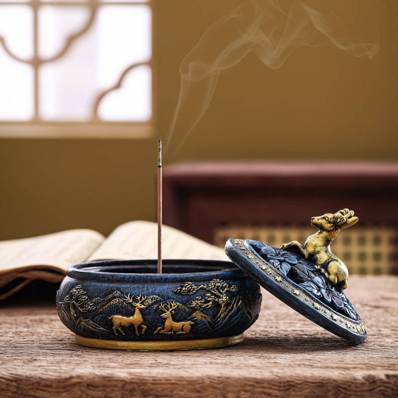 Incense Burner Color  Go With The Deer