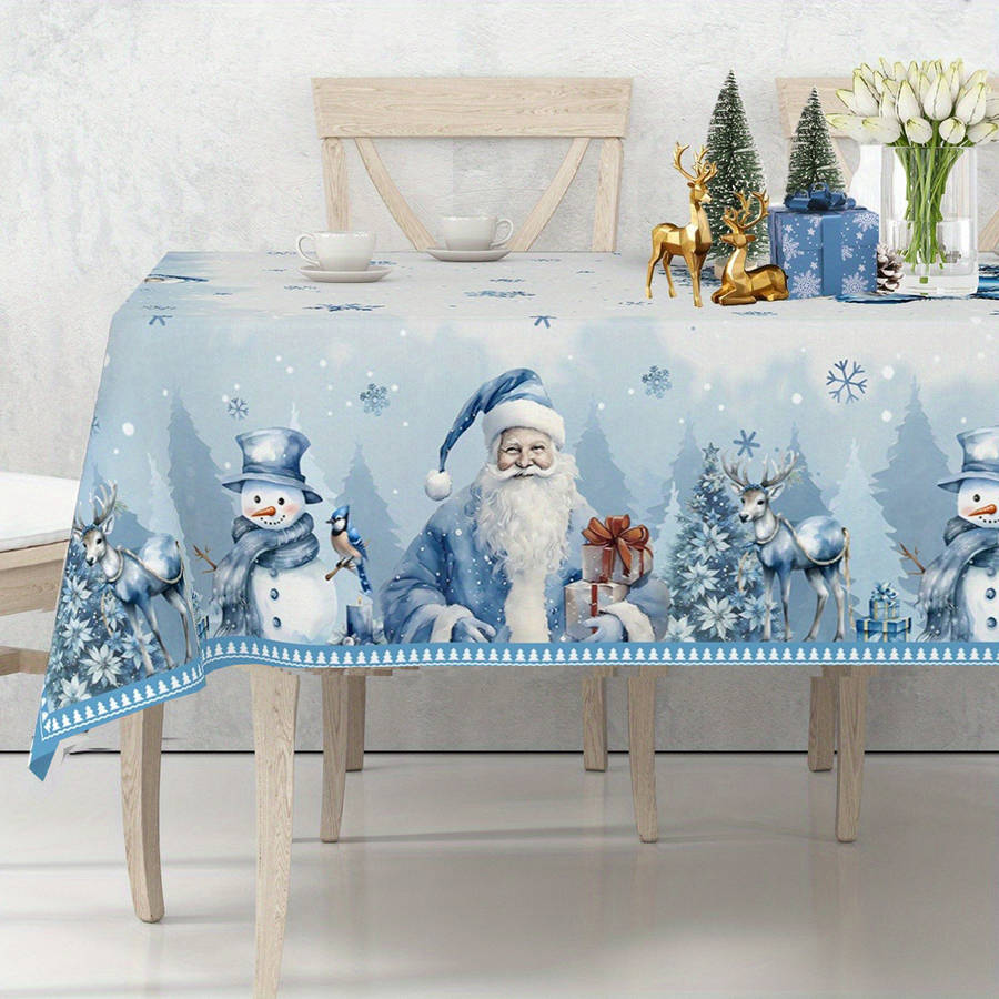 Christmas Tablecloth Size 150X150Cm  Round