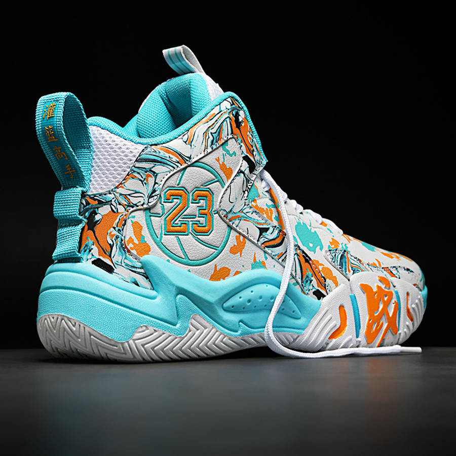 Basketball Shoes Color White Gray Sizeuk 4.5