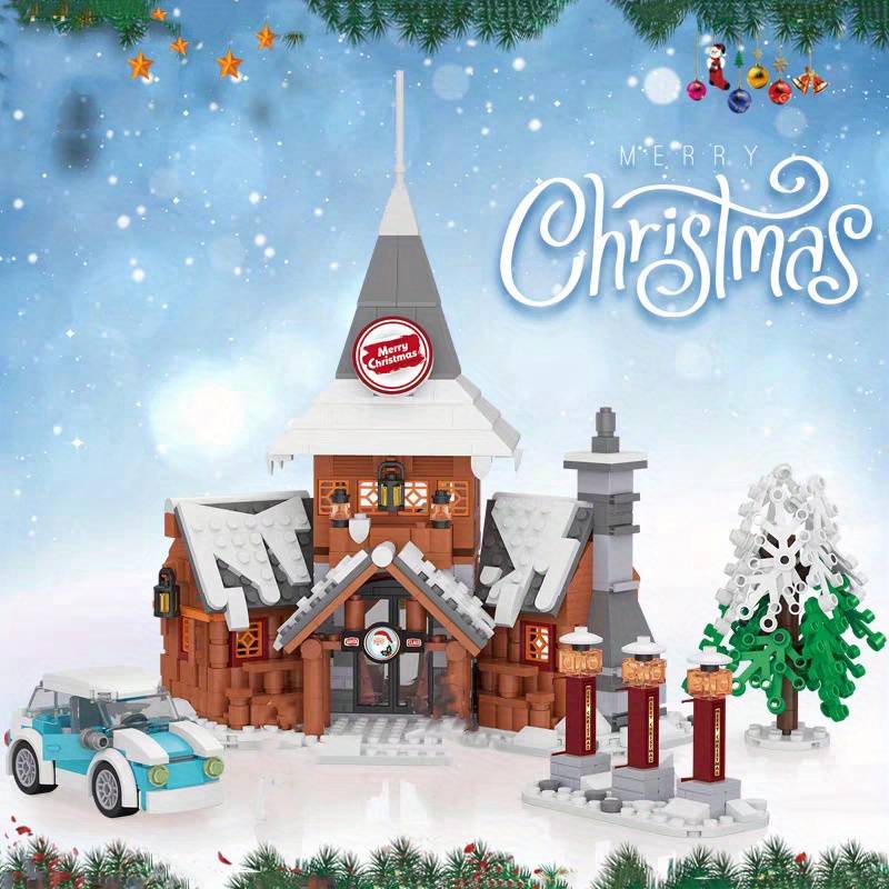 Building Toy Architectural Model Toy Set Size Santa S House