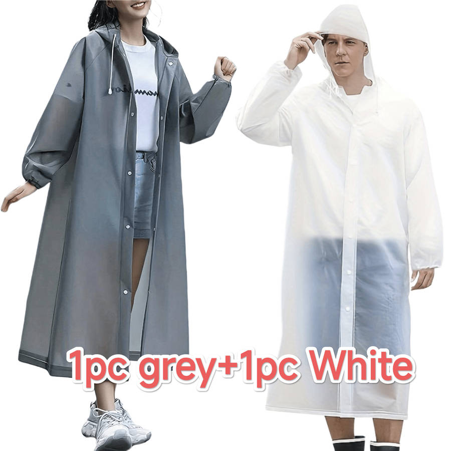 Raincoat Whitegrey Size Onesize