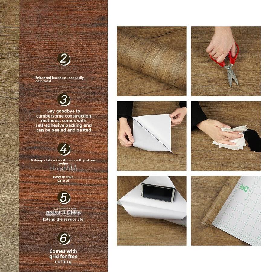 Self Adhesive Floor Stickers 2602 30Cm*500Cm