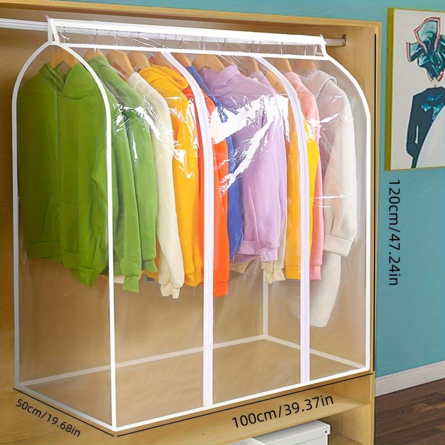 Clothing Dust Bags Color Transparent White Trumpet Sizeonesize