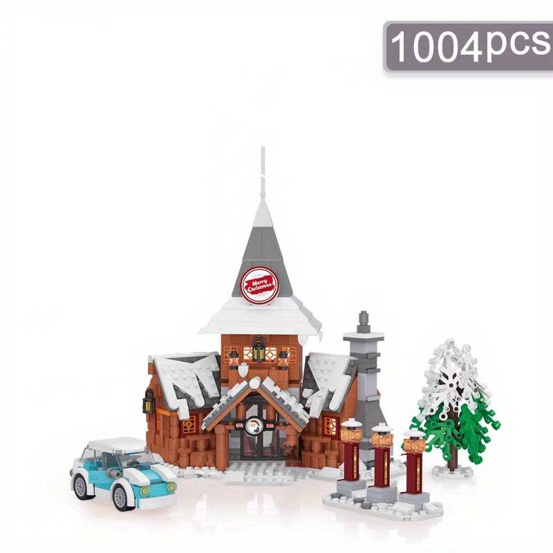 Building Toy Architectural Model Toy Set Size Santa S House