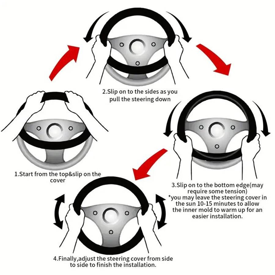 Car Steering Wheel Cover