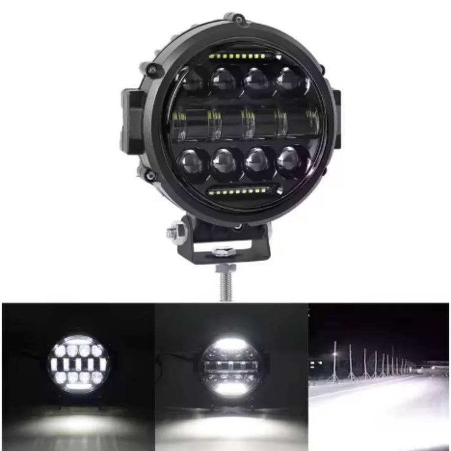 Car Lights Color 15 Beads Monochrome 2Pcs