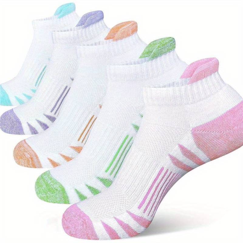 5 Pairs Random Colors One Size High Elastic Socks
