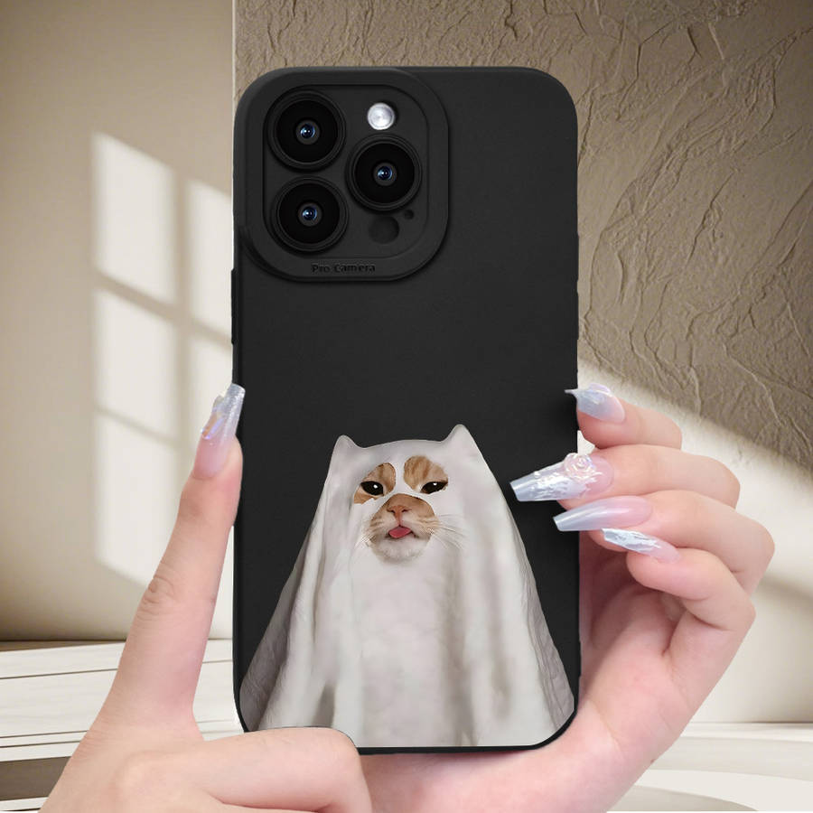 1Pc Black For iPhone 16 Pro Phone Case Phone Cover