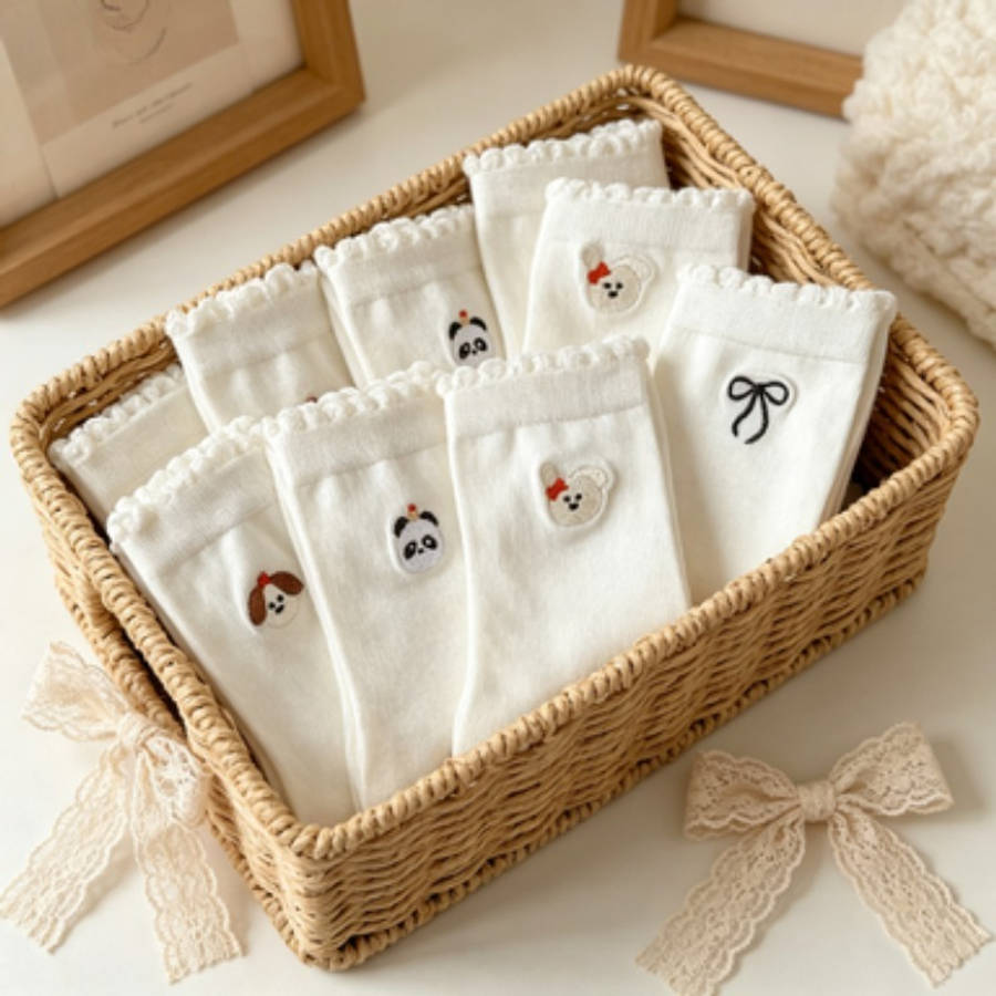 Women S Socks Color 5 Pairs Of Patterns Random