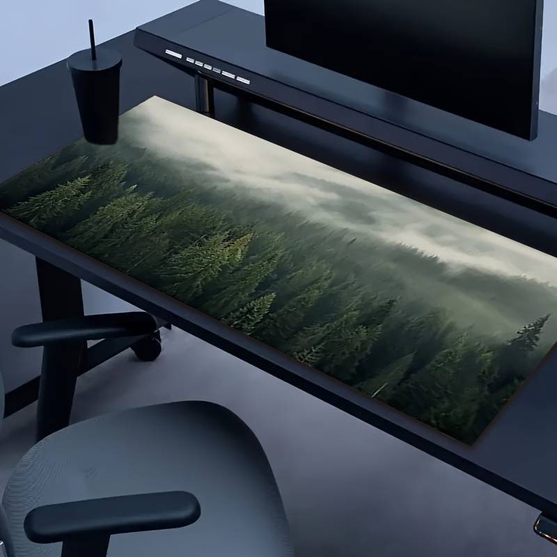 Mouse Pad Size 1Pc Lush Forest 40X90Cm